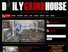 Tablet Screenshot of dailygrindhouse.com